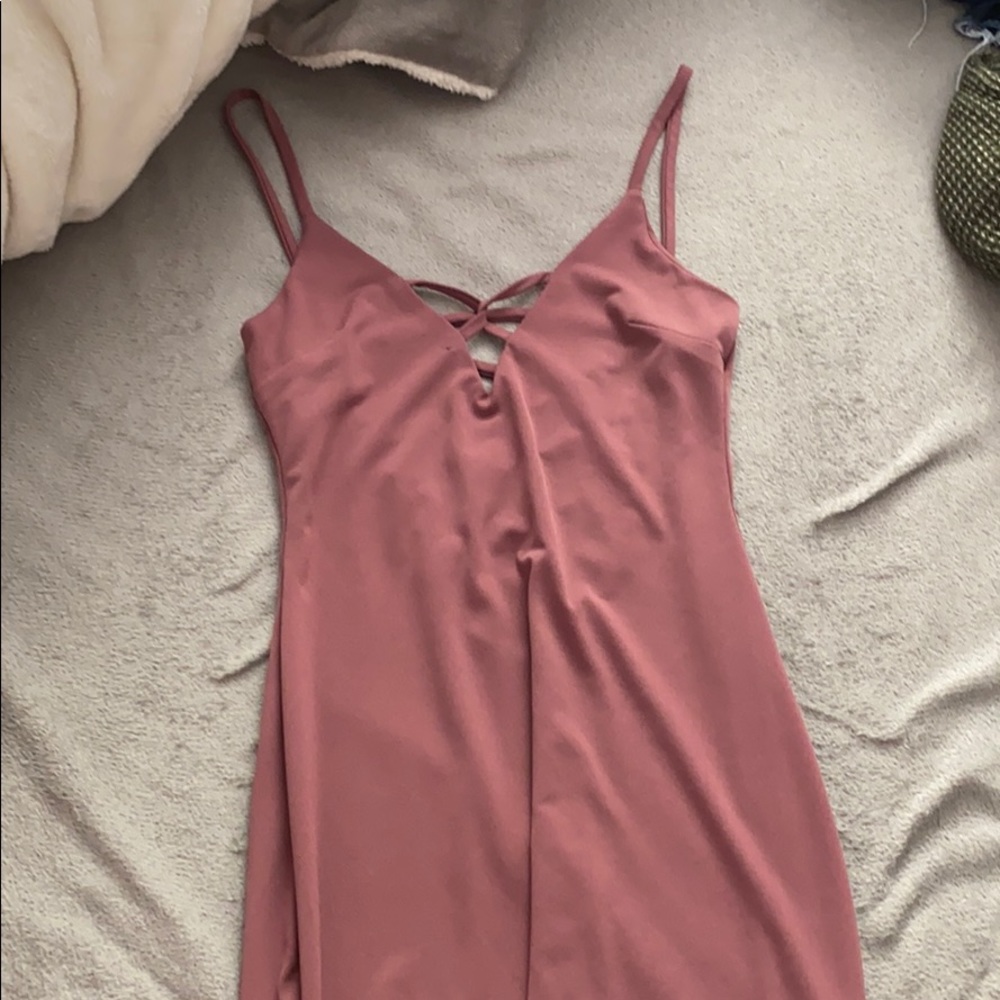 pink dress